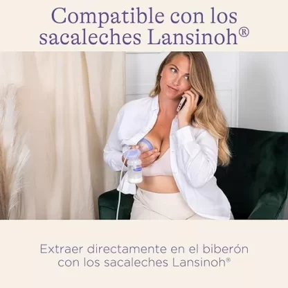 Imagen 5 de 7 de Botellas Almacenadoras De Leche 160ml X4 Lansinoh