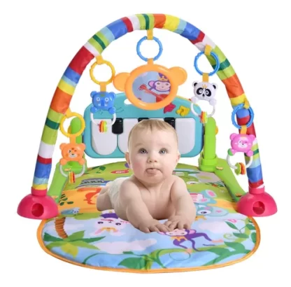 Imagen 1 de 4 de Manta Gimnasio Didactico Bebes Piano Musical Colores Priori