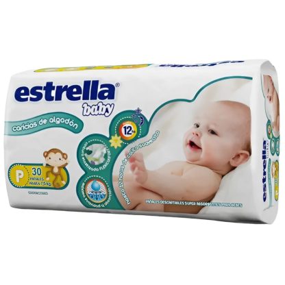 Imagen 1 de 3 de Pañales Estrella Talle P x30 Unidades