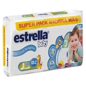 Miniatura 1 de 4 de Pañales Estrella Super Pack Talle Junior x50 unidades