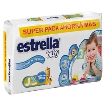 Imagen 1 de 4 de Pañales Estrella Super Pack Talle Junior x50 unidades