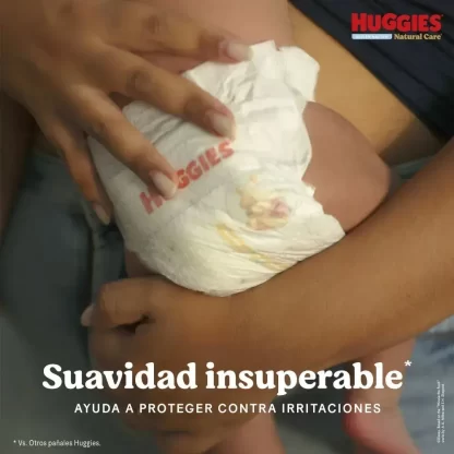 Imagen 8 de 8 de Pañales Huggies Natural Care RN (Recién Nacido) x 34 Unidades