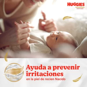 Miniatura 2 de 8 de Pañales Huggies Natural Care RN (Recién Nacido) x 34 Unidades