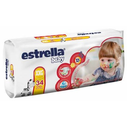 Imagen 1 de 3 de Pañales Estrella Hiper Pack Talle XXG x34 unidades