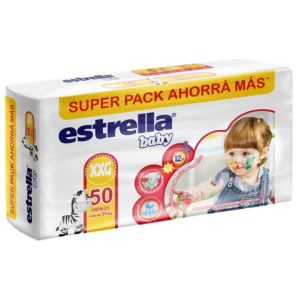 Miniatura 1 de 4 de Pañales Estrella Super Pack Talle XXG x50 Unidades