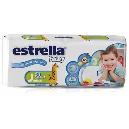 Imagen 1 de 3 de Pañales Estrella Hiper Pack Talle Junior x30 unidades