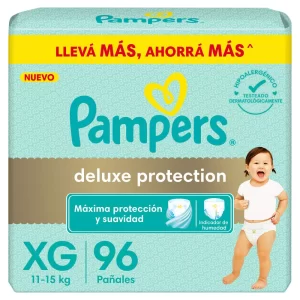 Miniatura 1 de 8 de Pañales Pampers Deluxe Protection XG x 96 unidades