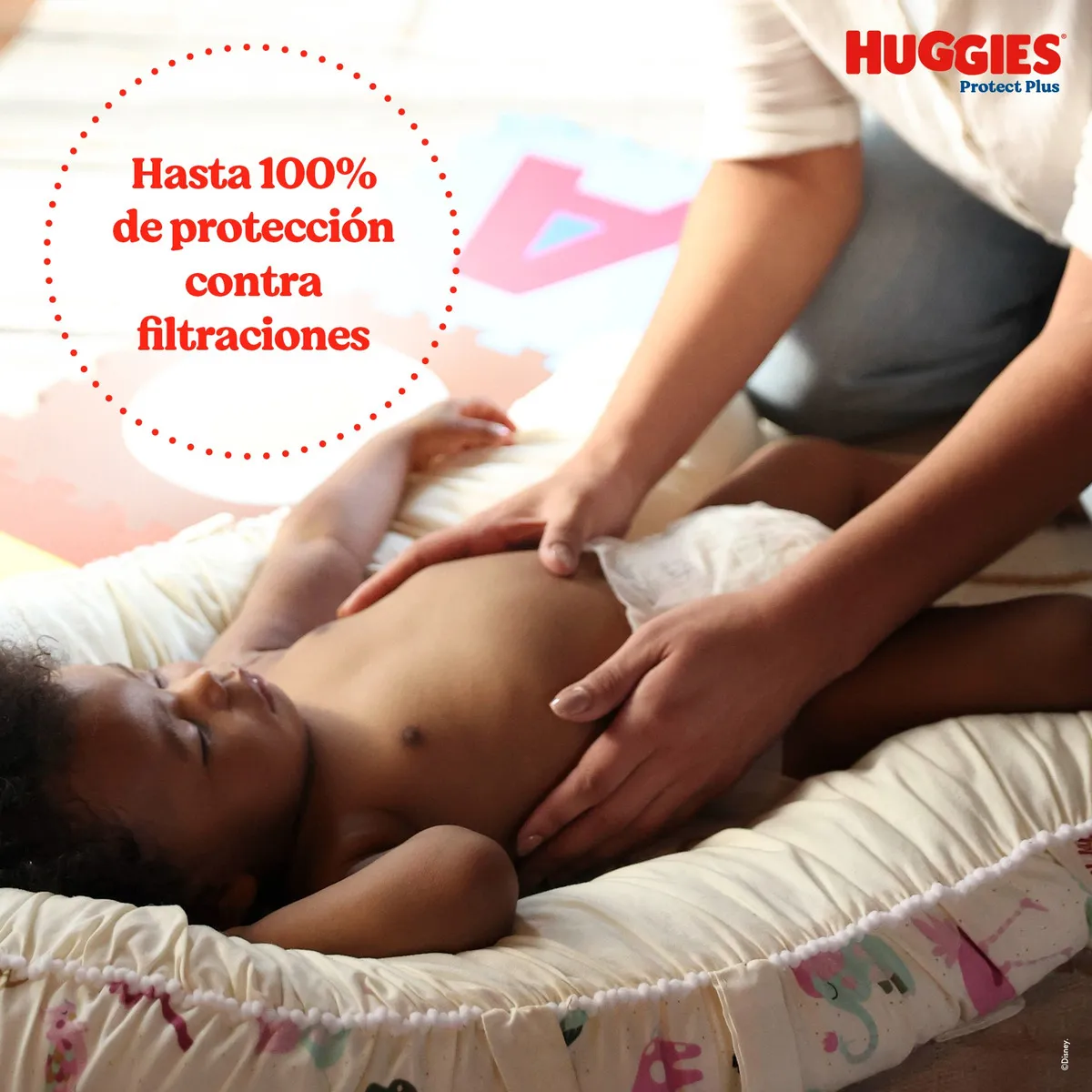 Imagen 4 de 6 de Pañales Huggies Protect Plus Talle P x 50 unidades