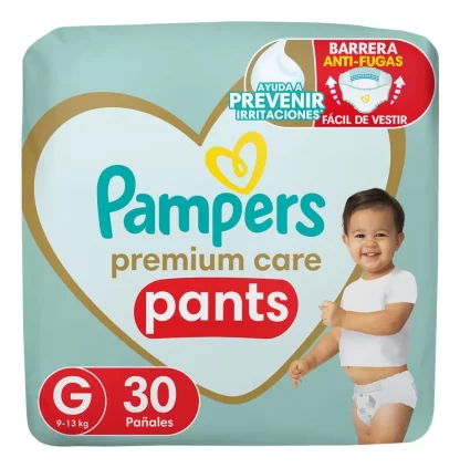 Imagen 1 de 2 de Pañales Pampers Premium Care Pants G x 30 unidades