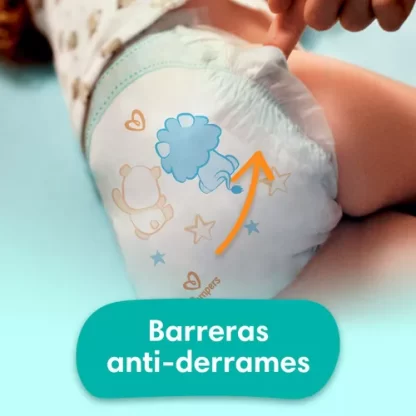 Imagen 2 de 9 de Pañales Pampers Babysan Hipoalergénico  XG  x58 Unidades