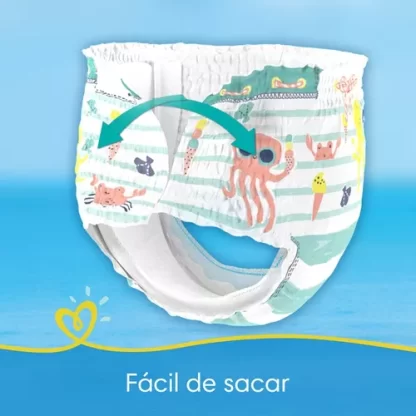 Imagen 12 de 12 de Pañales para el agua Pampers Splashers P/M x12 unidades