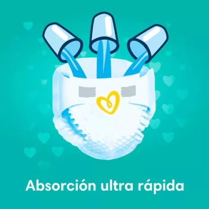 Imagen 4 de 12 de Pañales Pampers Babysan G x72 Unidades