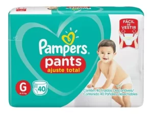 Miniatura 1 de 1 de Pañales Pampers Pants Ajuste Total G x 40 unidades