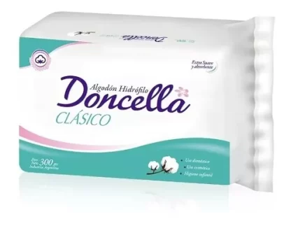 Imagen 1 de 4 de Algodón Doncella Hidrófilo Clásico x 300 grs