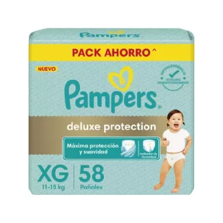 Imagen 1 de Pañales Pampers Deluxe Protection Xg X 58 Unidades