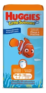Miniatura 1 de 2 de Pañales para el agua Huggies Little Swimmers M/G x10 unidades