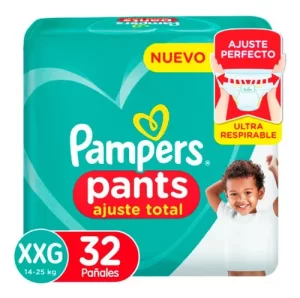 Miniatura 1 de 2 de Pañales Pampers Pants Ajuste Total XXG x 32 unidades