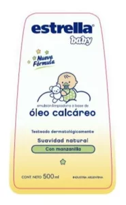 Miniatura 2 de 3 de Óleo Calcáreo Estrella Baby con manzanilla x 500 ml
