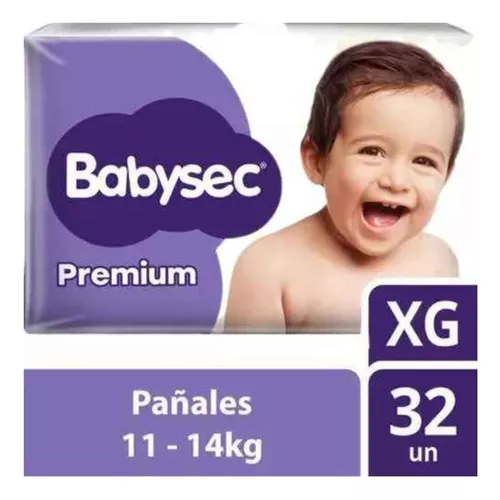 Miniatura 2 de 2 de Pañales Babysec Premium XG x 32 unidades