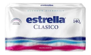Miniatura 1 de 1 de Algodón Estrella Hidrófilo Clásico x 140 gr