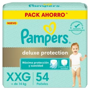 Miniatura 1 de 8 de Pañales Pampers Deluxe Protection XXG  x54 Unidades