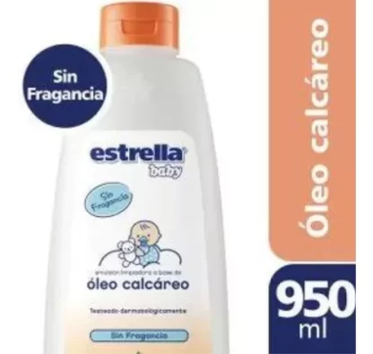 Imagen 2 de 3 de Óleo calcáreo Estrella sin fragancia x 950 ml