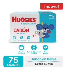 Miniatura 1 de 5 de Jabón en barra Huggies extra suave x 75 gr