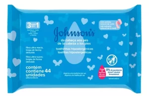 Miniatura 1 de 1 de Toallitas húmedas Johnson's Baby Cabeza A Los Pies x 44 unidades