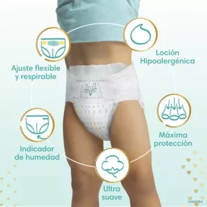 Miniatura 2 de 9 de Pañales Pampers Deluxe Protection M x72 Unidades