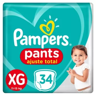 Imagen 1 de Pañales Pampers Pants Ajuste Total XG 34 unidades