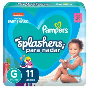 Miniatura 1 de 12 de Pañales para el agua Pampers Splashers G x11 unidades