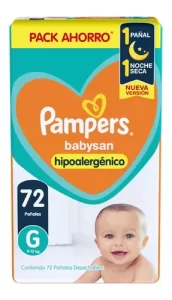 Miniatura 8 de 9 de Pañales Pampers Babysan P (52 unidades)