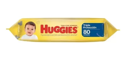 Imagen 2 de 2 de Toallitas húmedas Huggies Triple Protección x 80 unidades