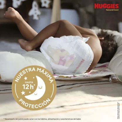 Imagen 3 de 6 de Pañales Huggies Natural Care RN (Recién Nacido) x 34 Unidades