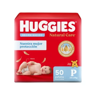 HUGGIES NATURAL CARE P 50UNIDADES