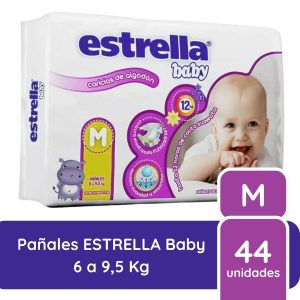 Miniatura 2 de 3 de Pañales Estrella Hiper Pack Talle M x44 unidades