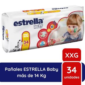 Miniatura 2 de 3 de Pañales Estrella Hiper Pack Talle XXG x34 unidades