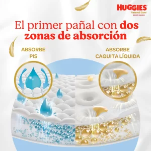 Miniatura 3 de 8 de Pañales Huggies Natural Care RN (Recién Nacido) x 34 Unidades