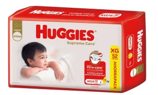 Pañal Huggies Natural Care talle XG 52 uni