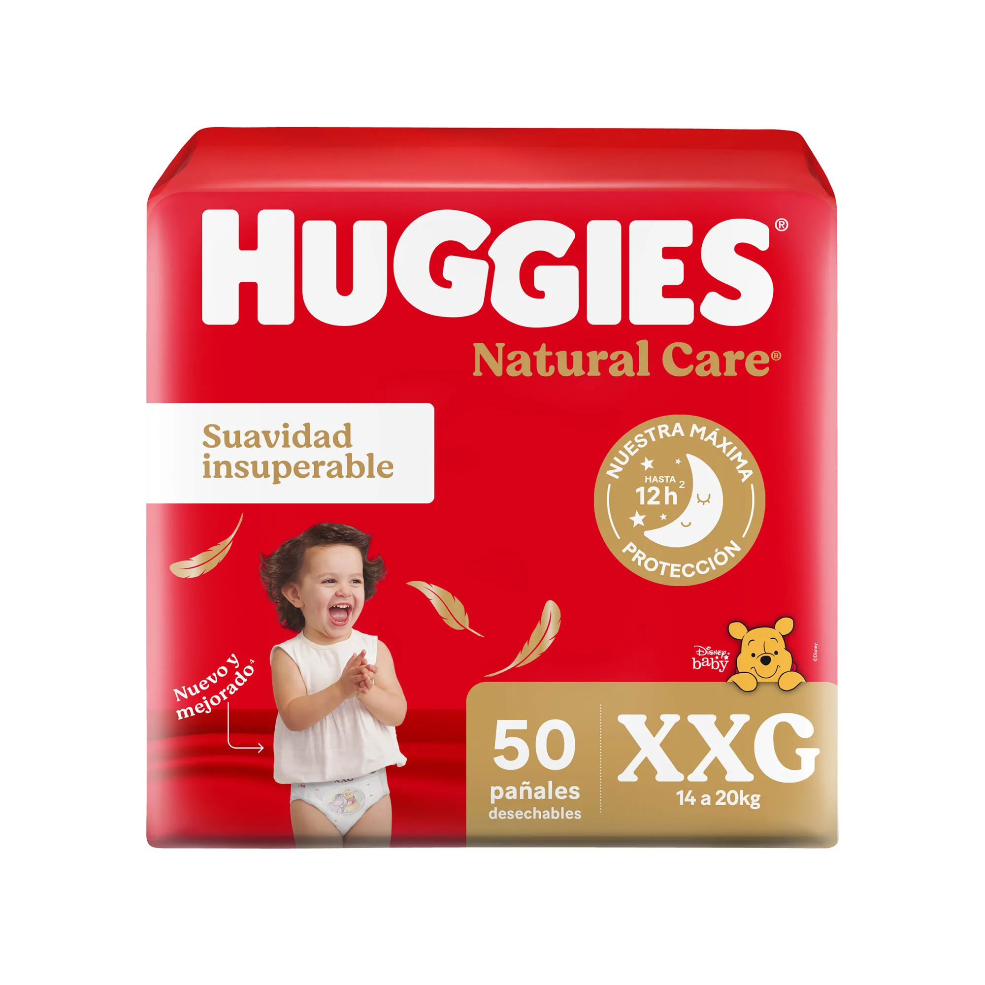 Imagen 1 de 3 de Pañales Huggies Supreme Care XXG x50 unidades