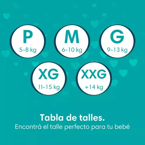 Imagen 3 de 7 de Combo 3 Pack Pañales Pampers Babydry Hipoalergenicos