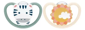 Miniatura 2 de 7 de Set 2 Chupetes Nuk Space Anatomico 6-18m