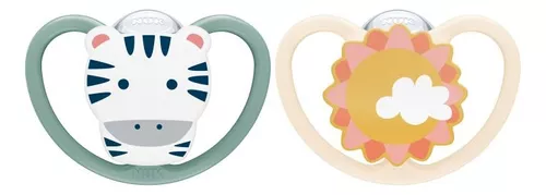Imagen 2 de 7 de Set 2 Chupetes Nuk Space Anatomico 6-18m