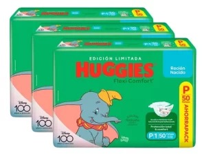 Imagen 1 de 3 Huggies Flexi Comfort Talle P 50 Uni Xtra Flex Pack Ahorro