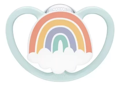 Imagen 4 de 7 de Set 2 Chupetes Nuk Space Anatomico 0-6m
