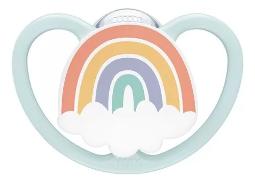 Imagen 4 de 7 de Set 2 Chupetes Nuk Space Anatomico 0-6m