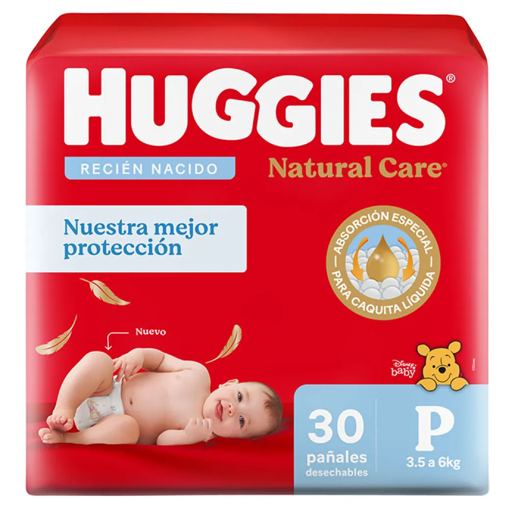 Imagen 1 de 2 de Pañales Huggies Supreme Care  Pequeño (P) x 30 unidades