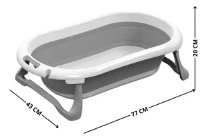 Miniatura 5 de 9 de Set Banera Bebe Plegable Con Colchón Reductor Adaptador Love