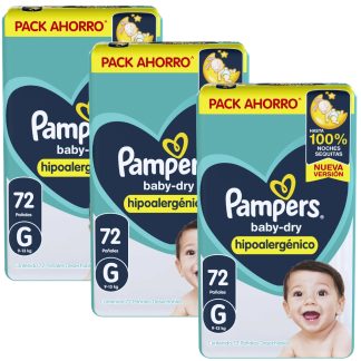 SET 3 PACK PAMPERS BABYDRY