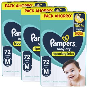 SET 3 PACK PAMPERS BABYDRY